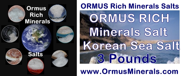 Rich Ormus Minerals Korean Sea Salt 3 lb